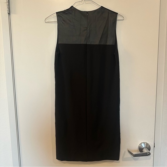 PEDRO LOURENÇO Black Sleeveless V neck mini Dress mesh lining size 36 / US Small - Picture 5 of 11